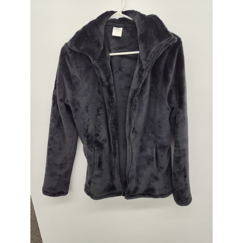 Serra Fuzzy Black Jacket